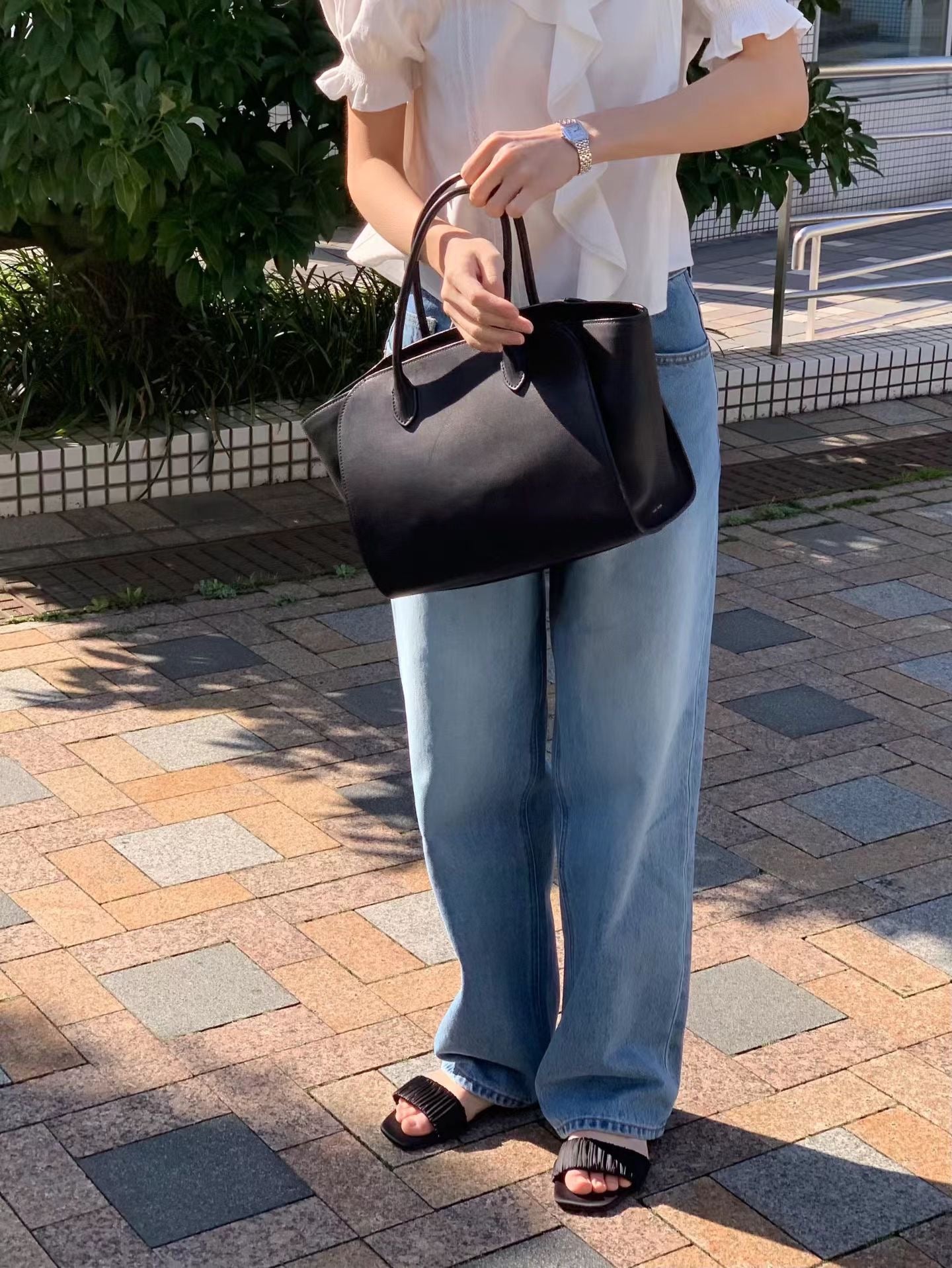 230即納 Ounce ria satin slippers