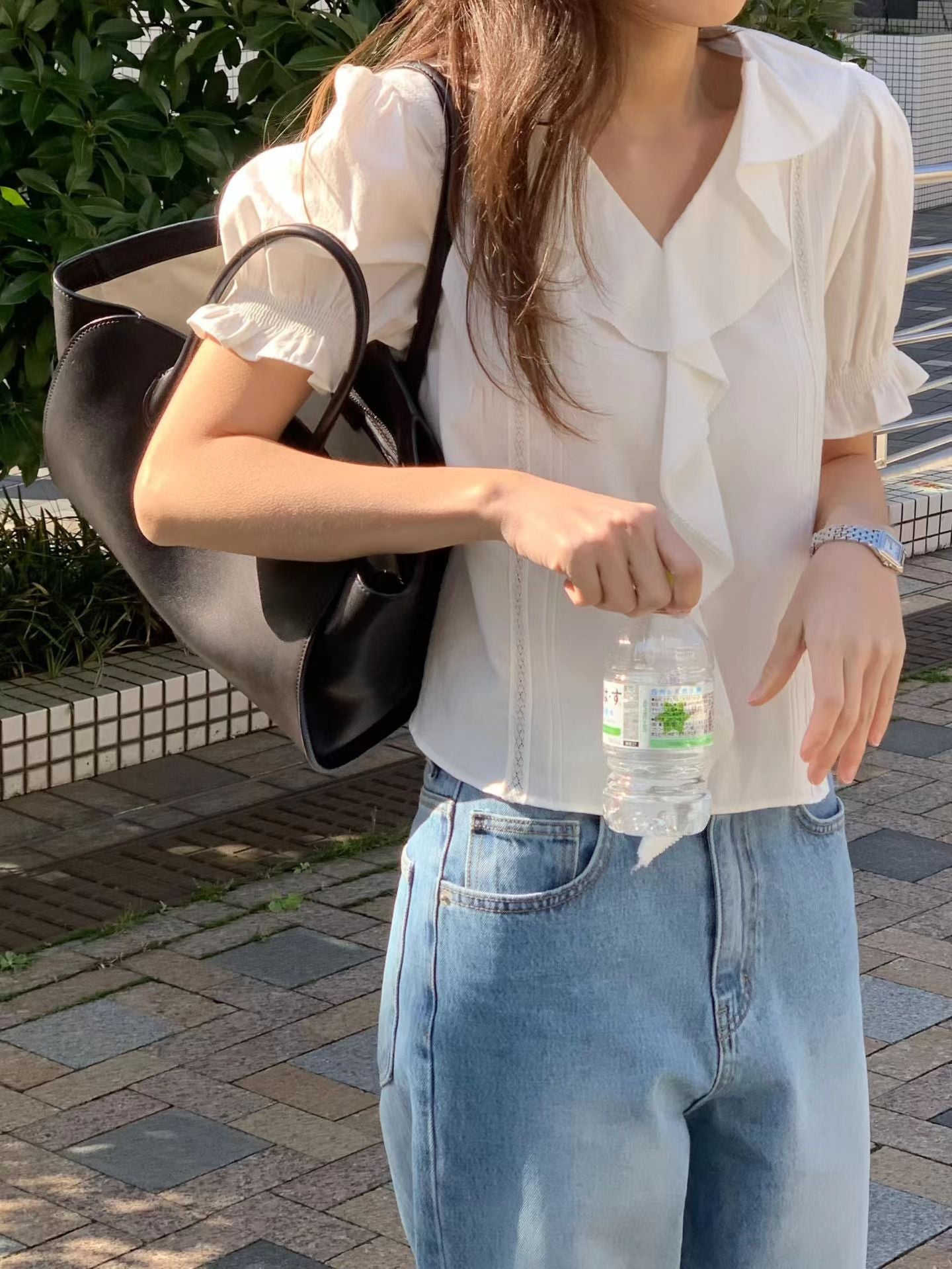 Ounce rosy mid blue denim