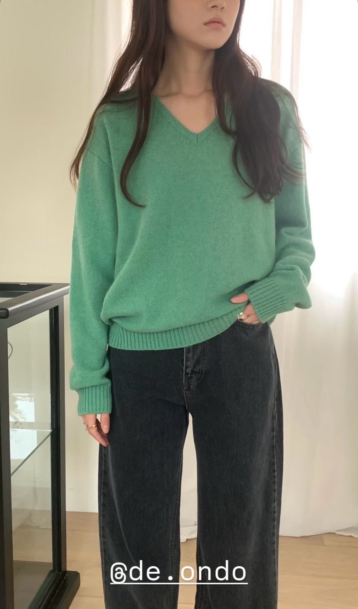 deondo baby alpaca v knit-5col