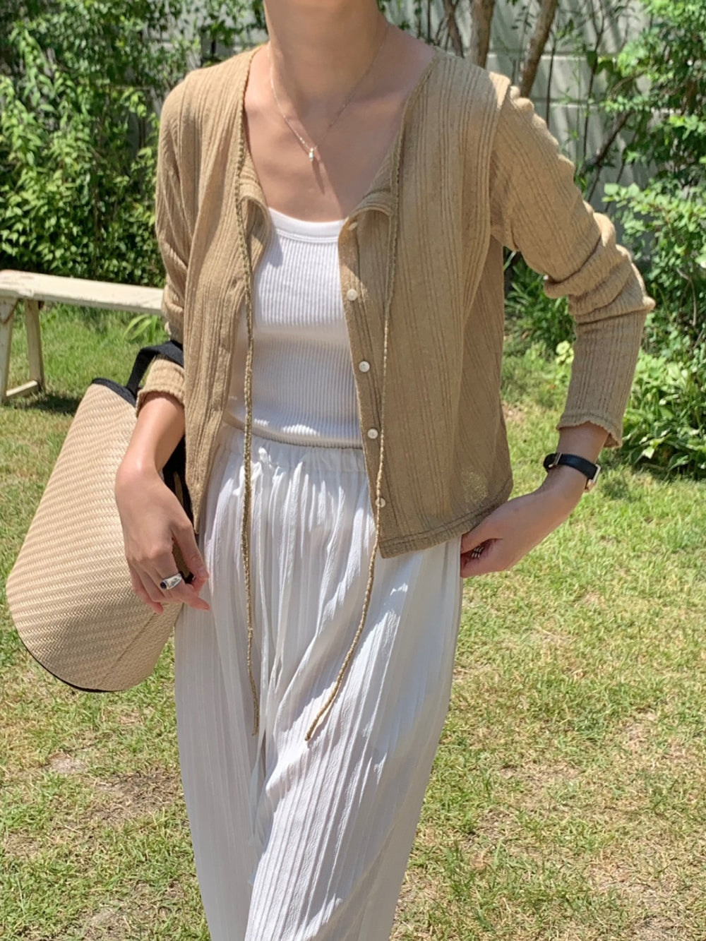 fuzzy cardigan-3col