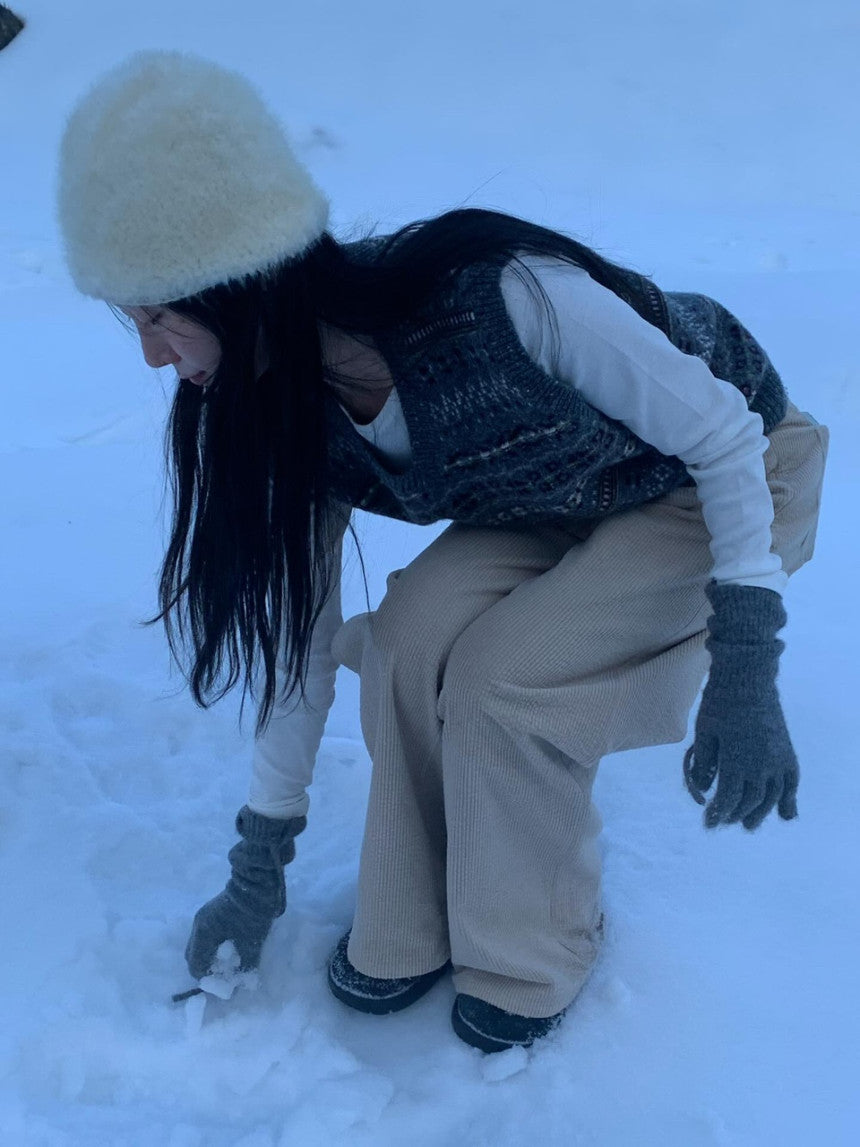 Isabel corduroy pants-2col