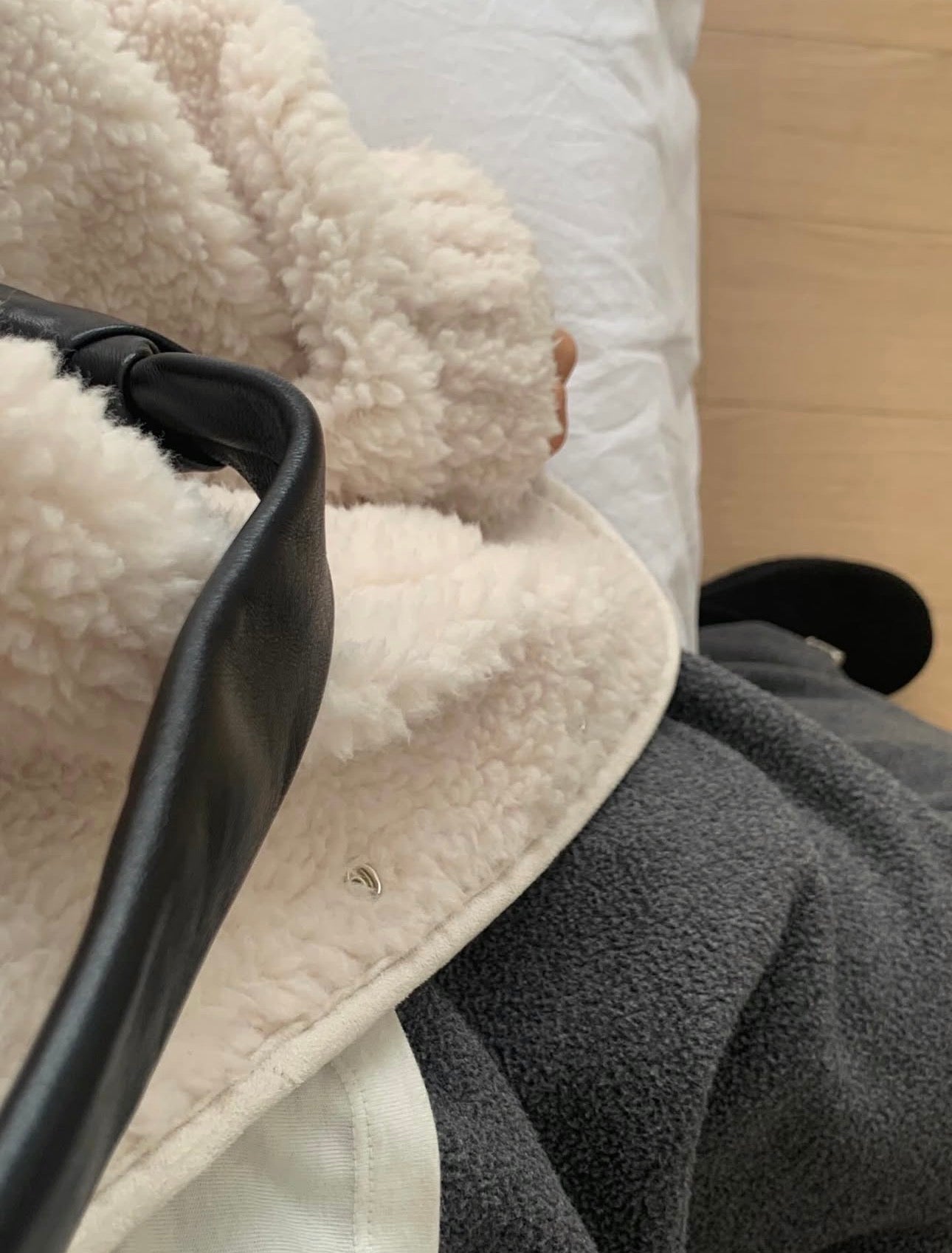 liter teddy searing fleece jumper-2col