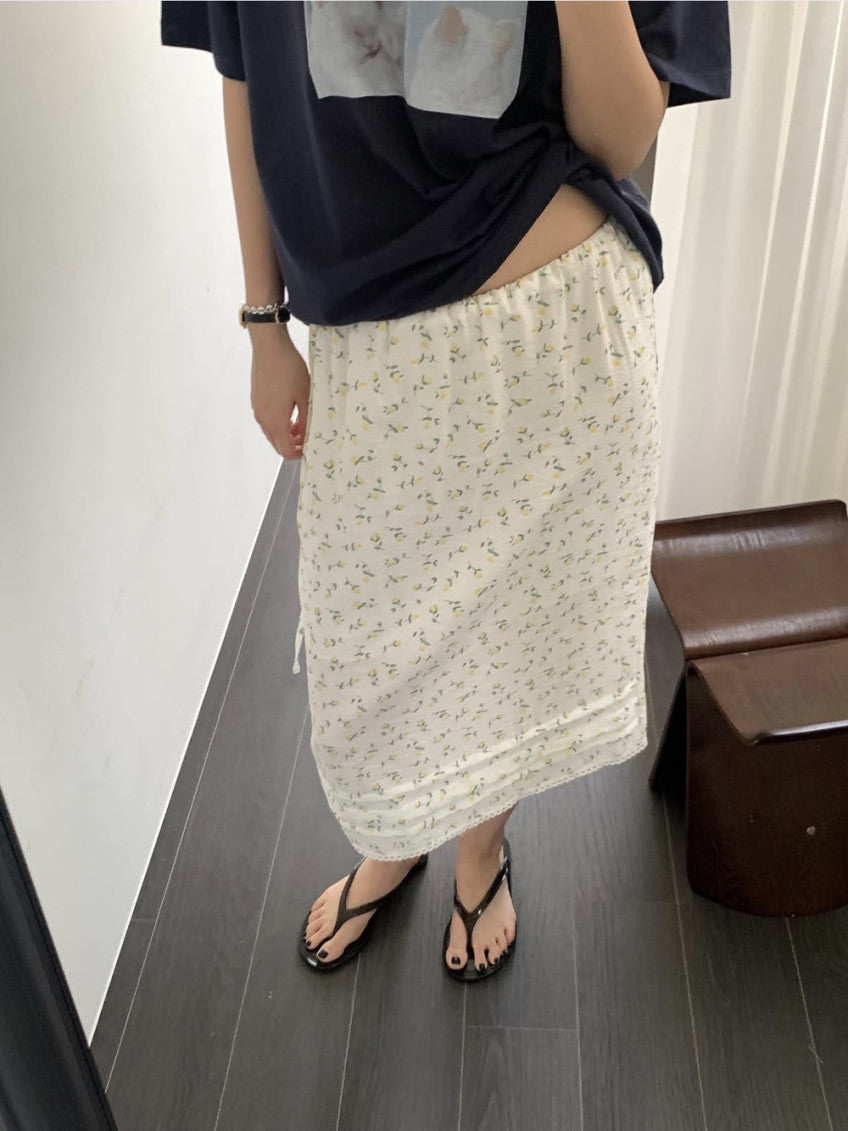 drop flower skirt-2col