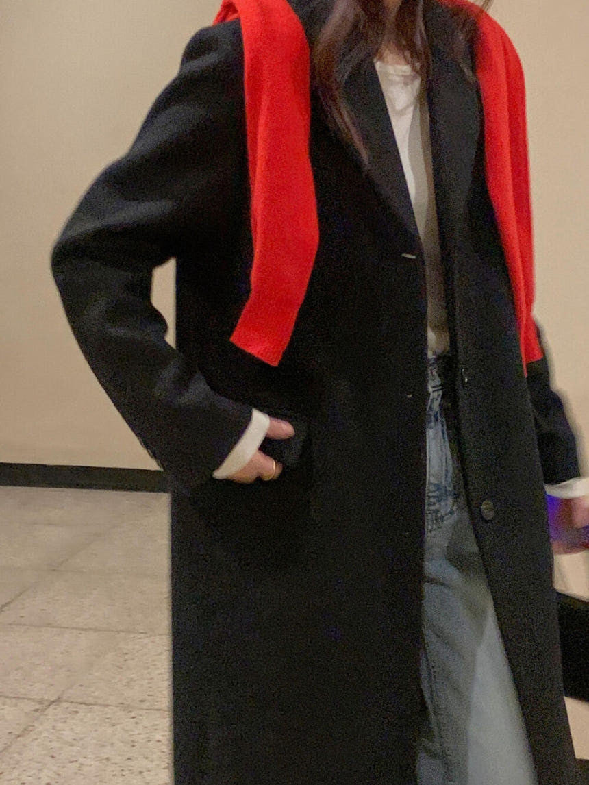 Wool single coat-3col