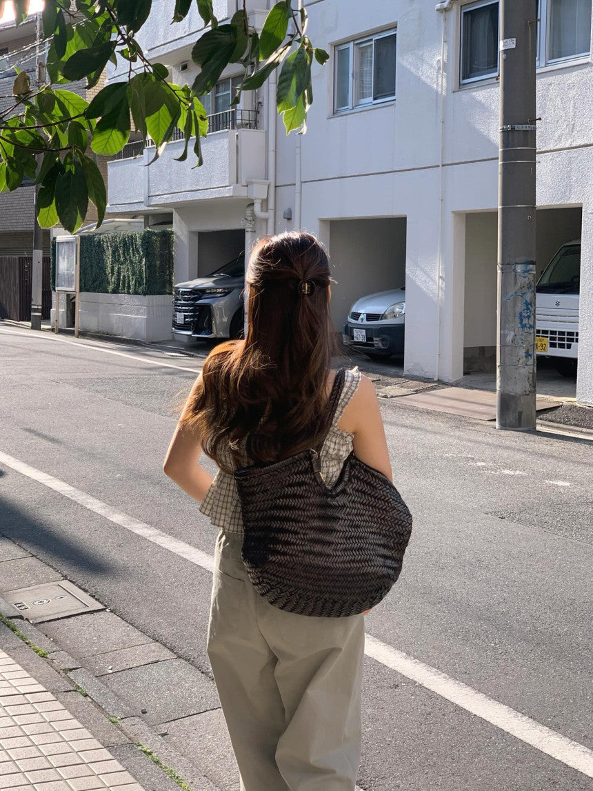liter blanc check blouse