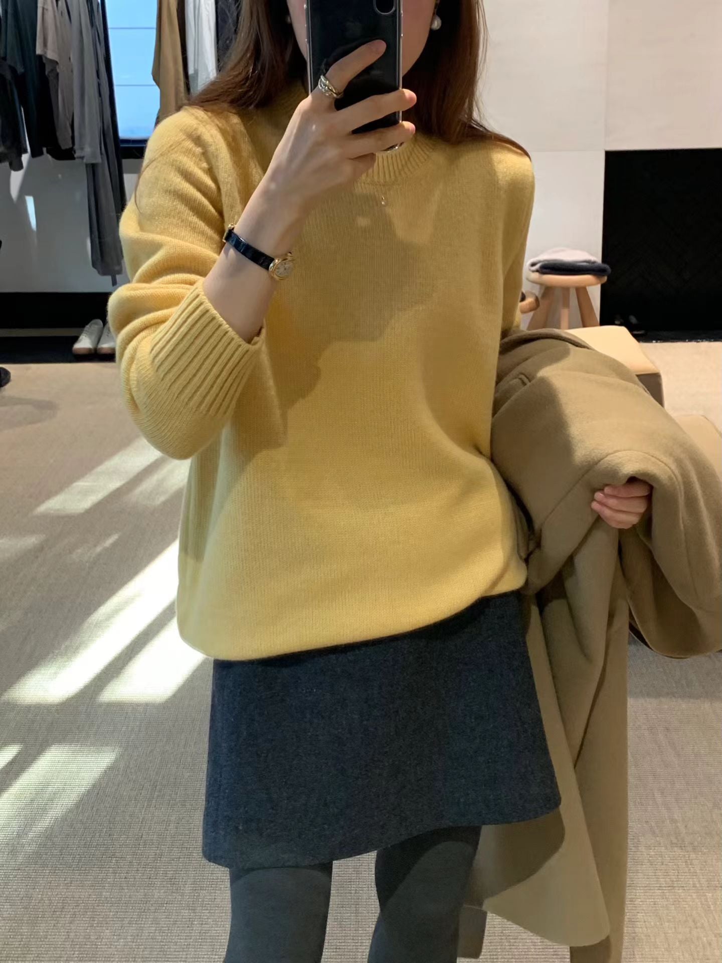 Ounce jane wool round knit-4col