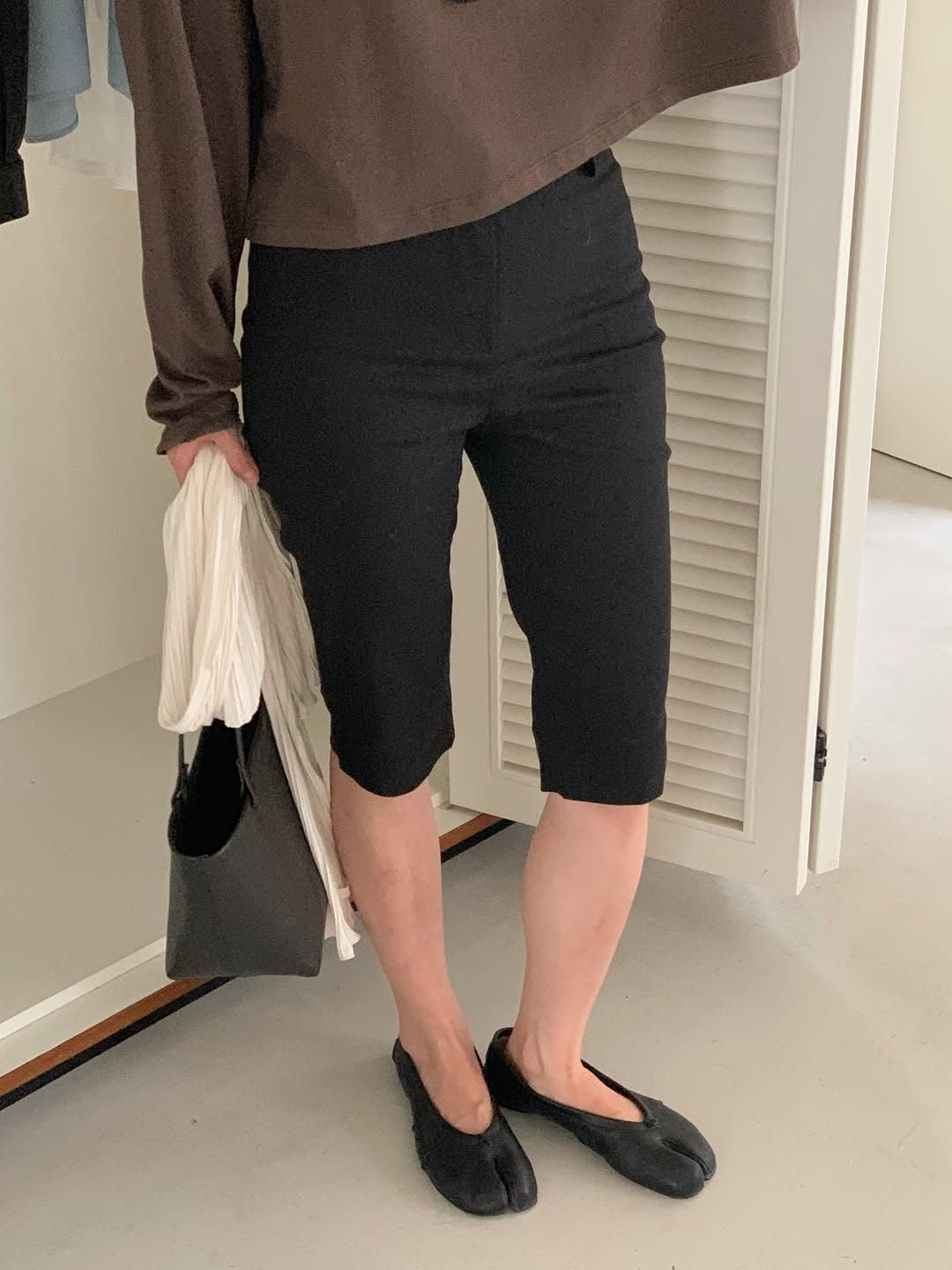 Adele soft modal crop T-3col