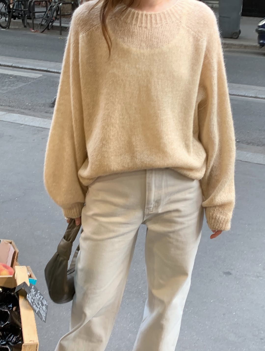 Row mohair balloon knit-2col