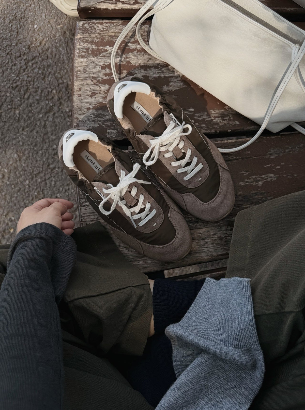 cloud suede sneakers-2col