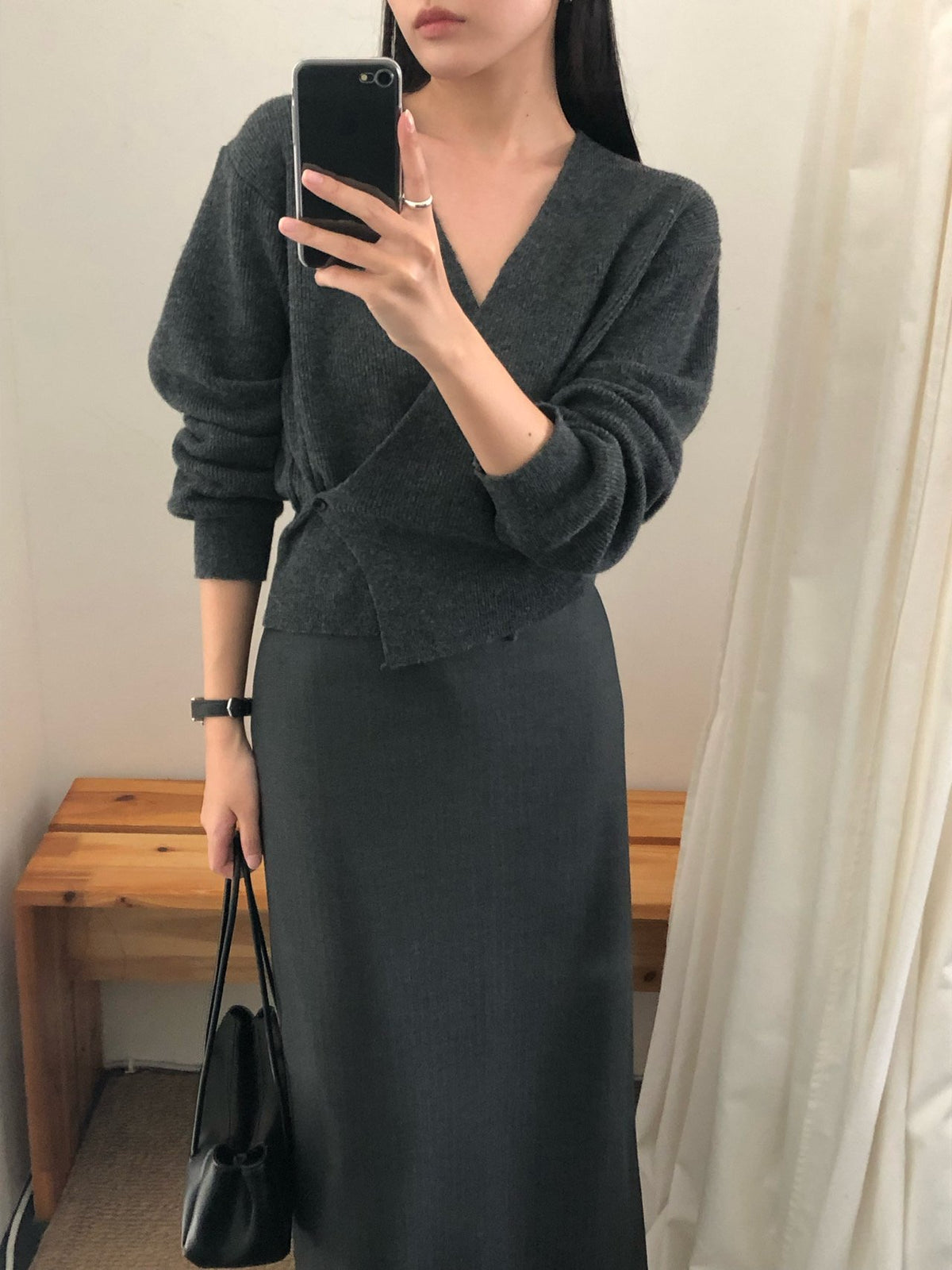 line wrap knit-3col