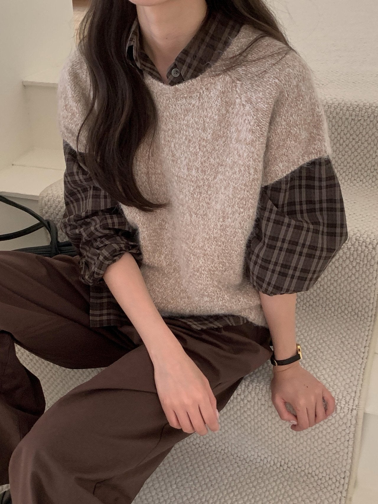 time check shirt-2col