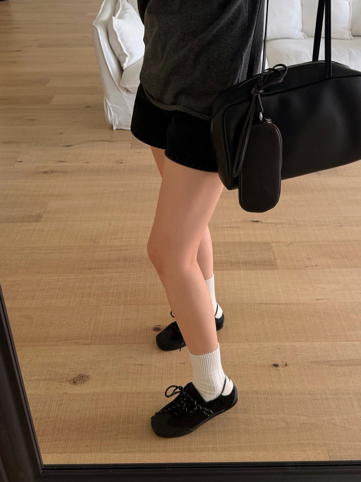 hazel satin sneakers-2col