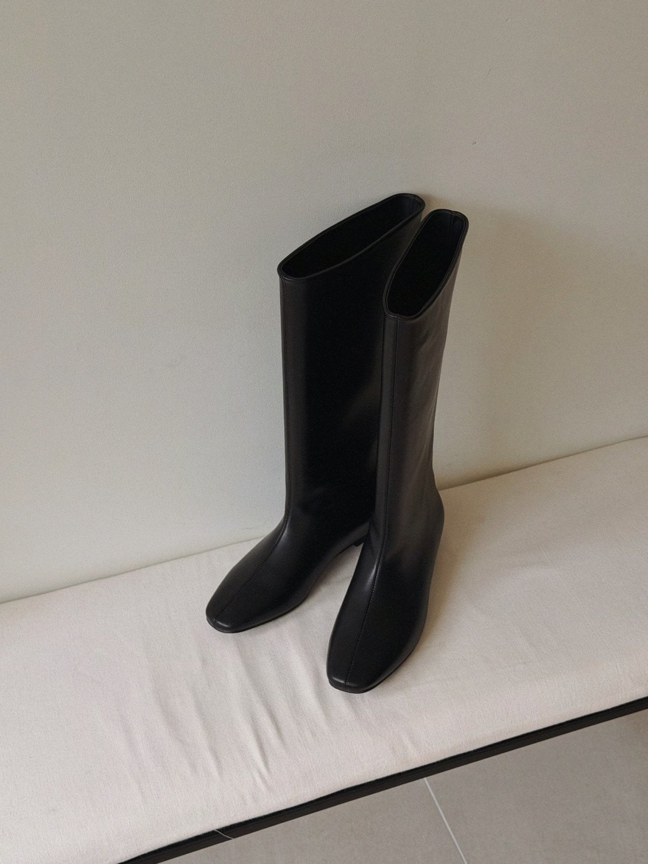hidden wedge boots.
