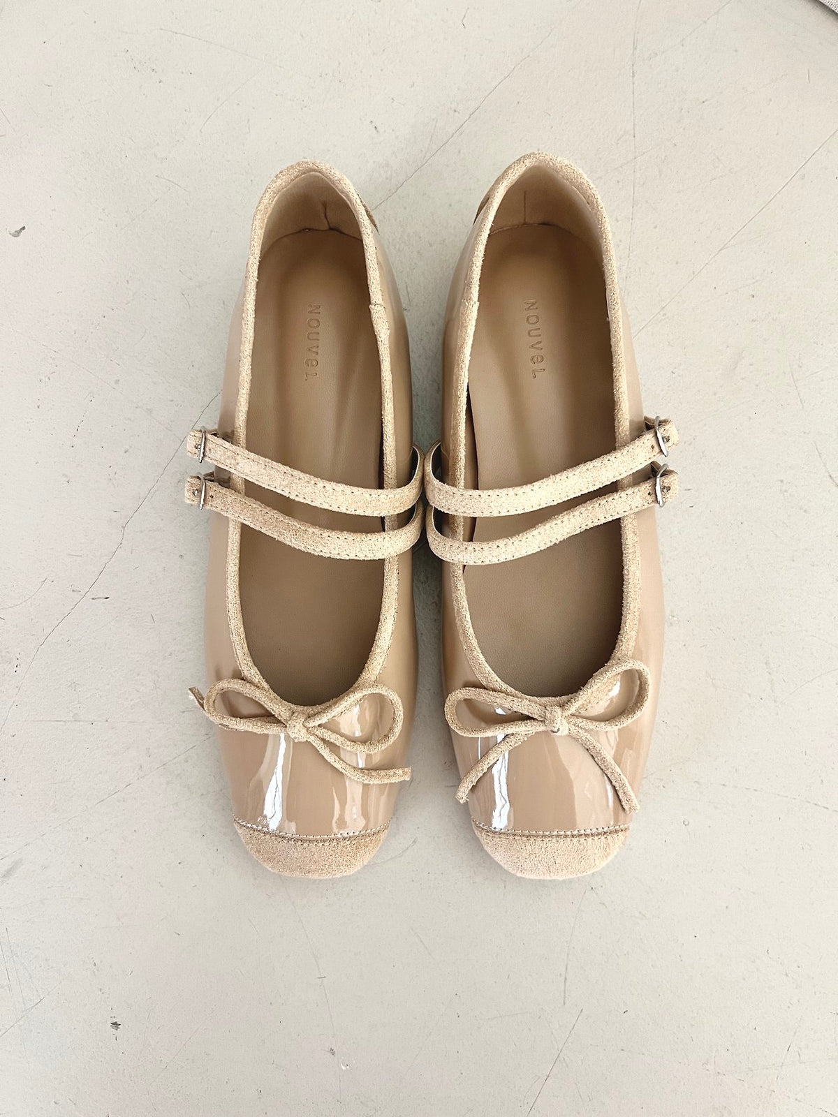 Molded double-strap Mary Jane