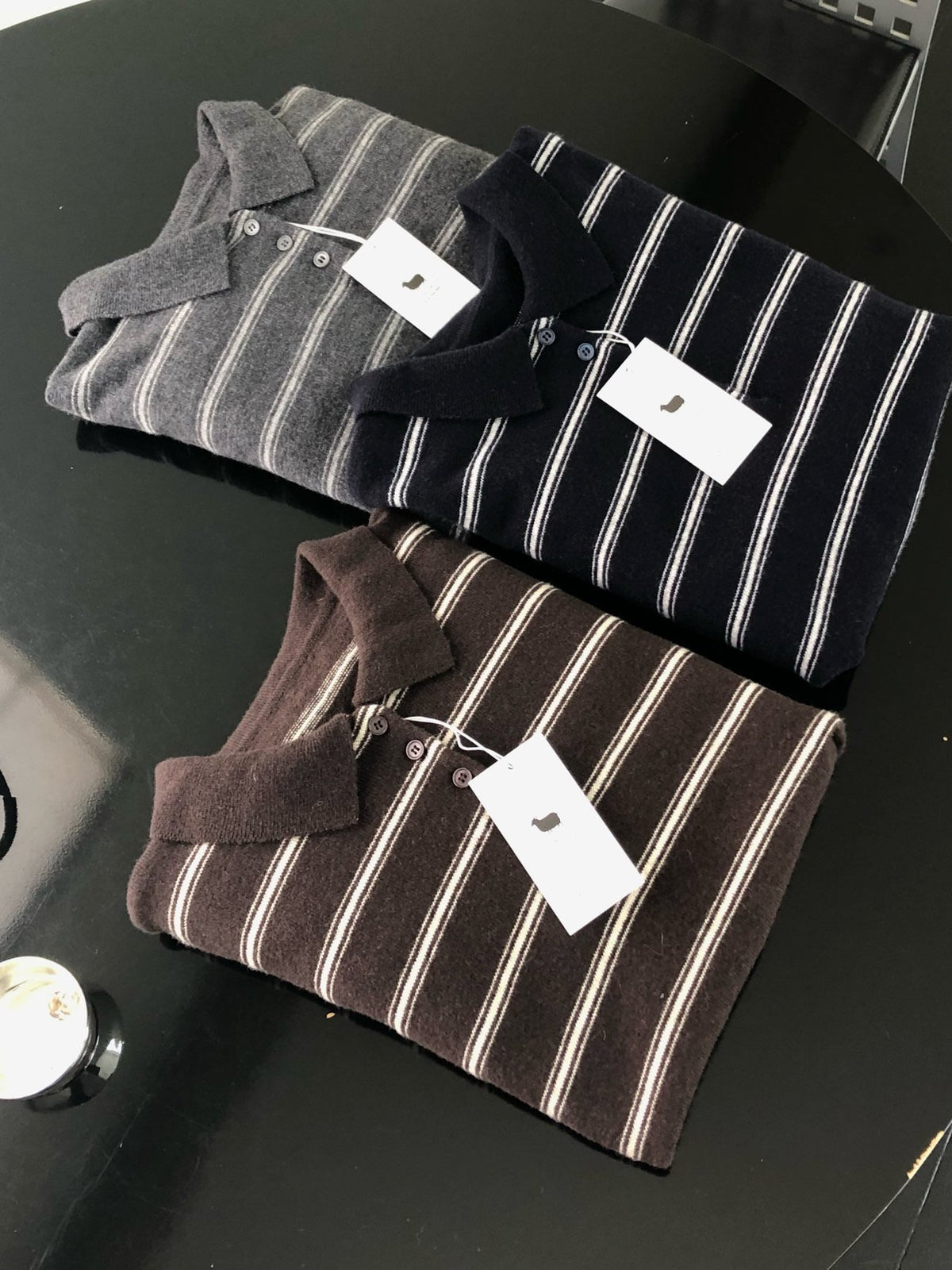 urban stripe knit-3col