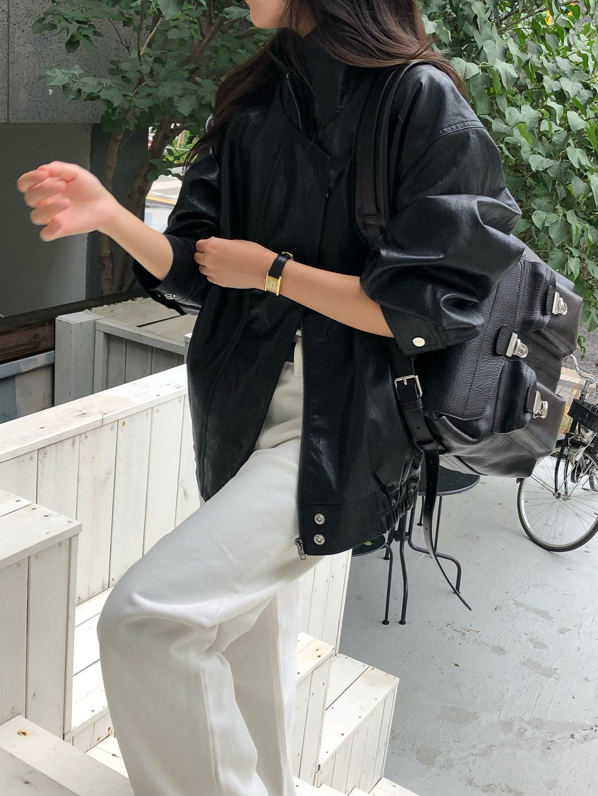 autumn leather jacket