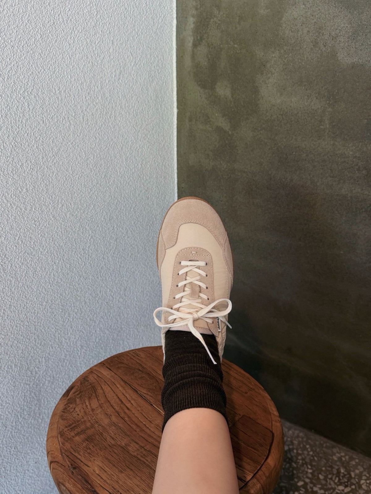 cloud suede sneakers-2col