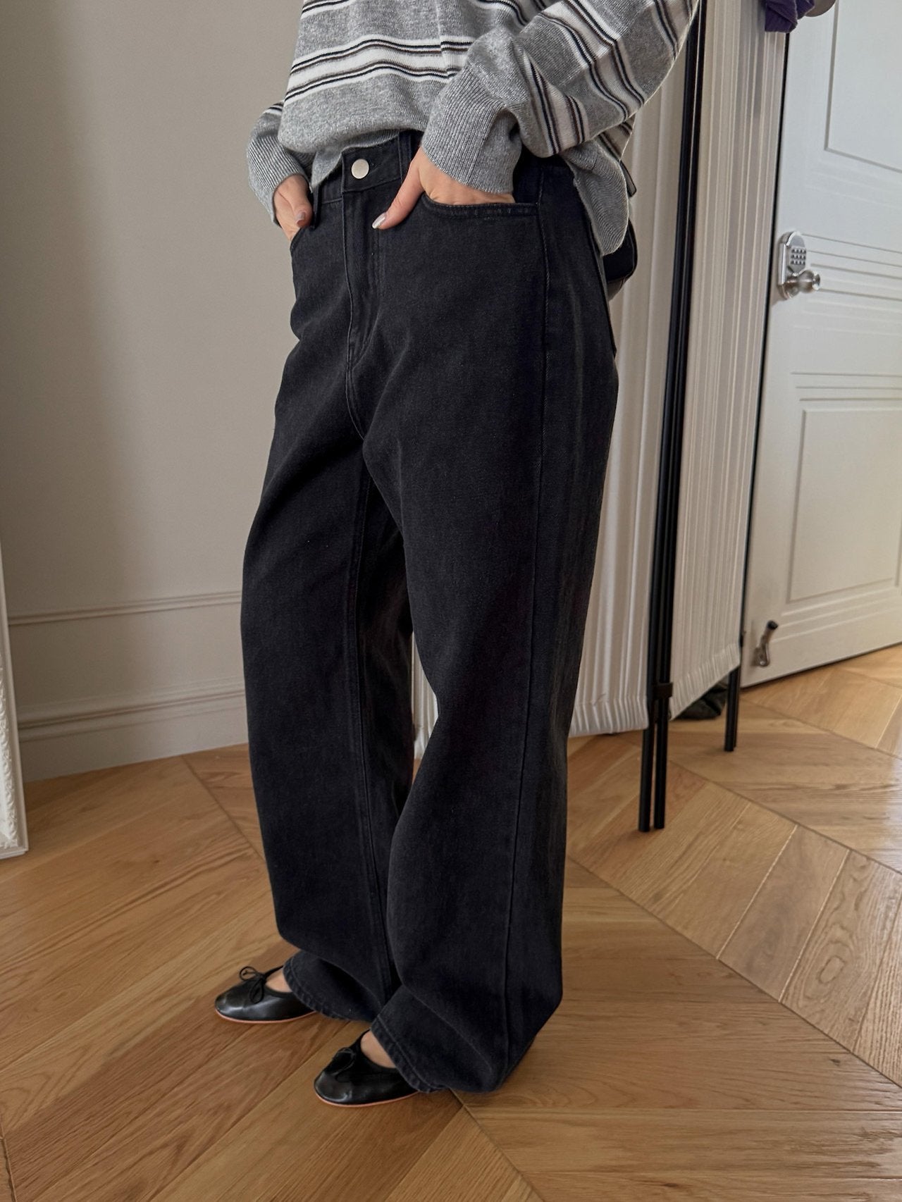 black denim