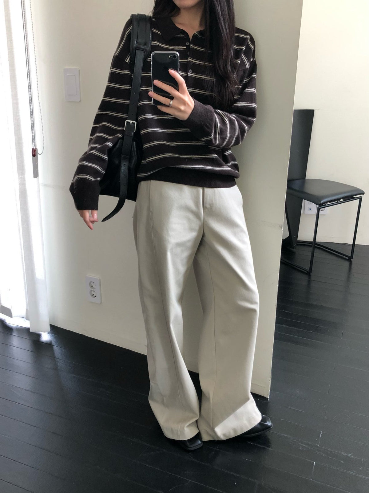 urban stripe knit-3col