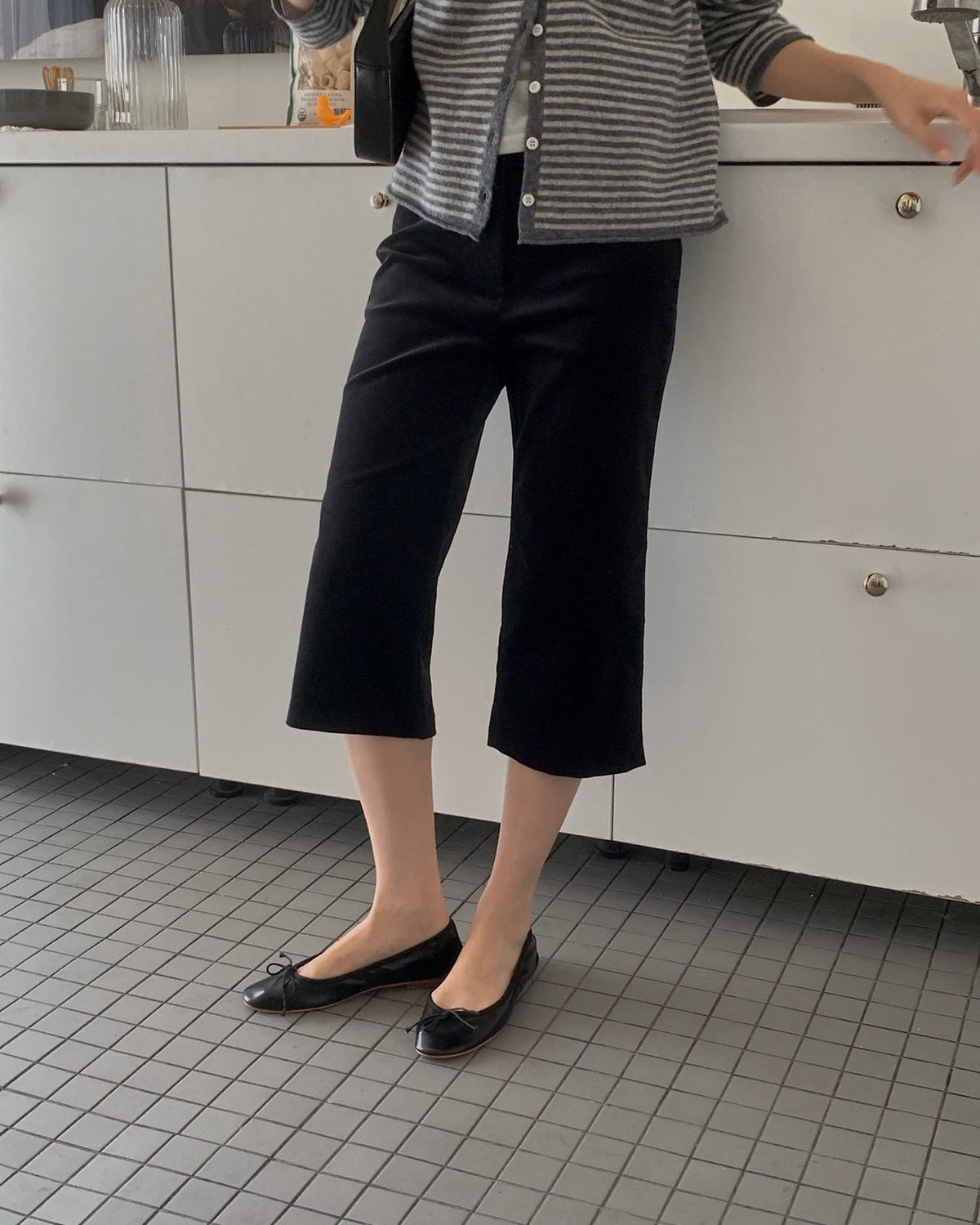 velvet capri pants