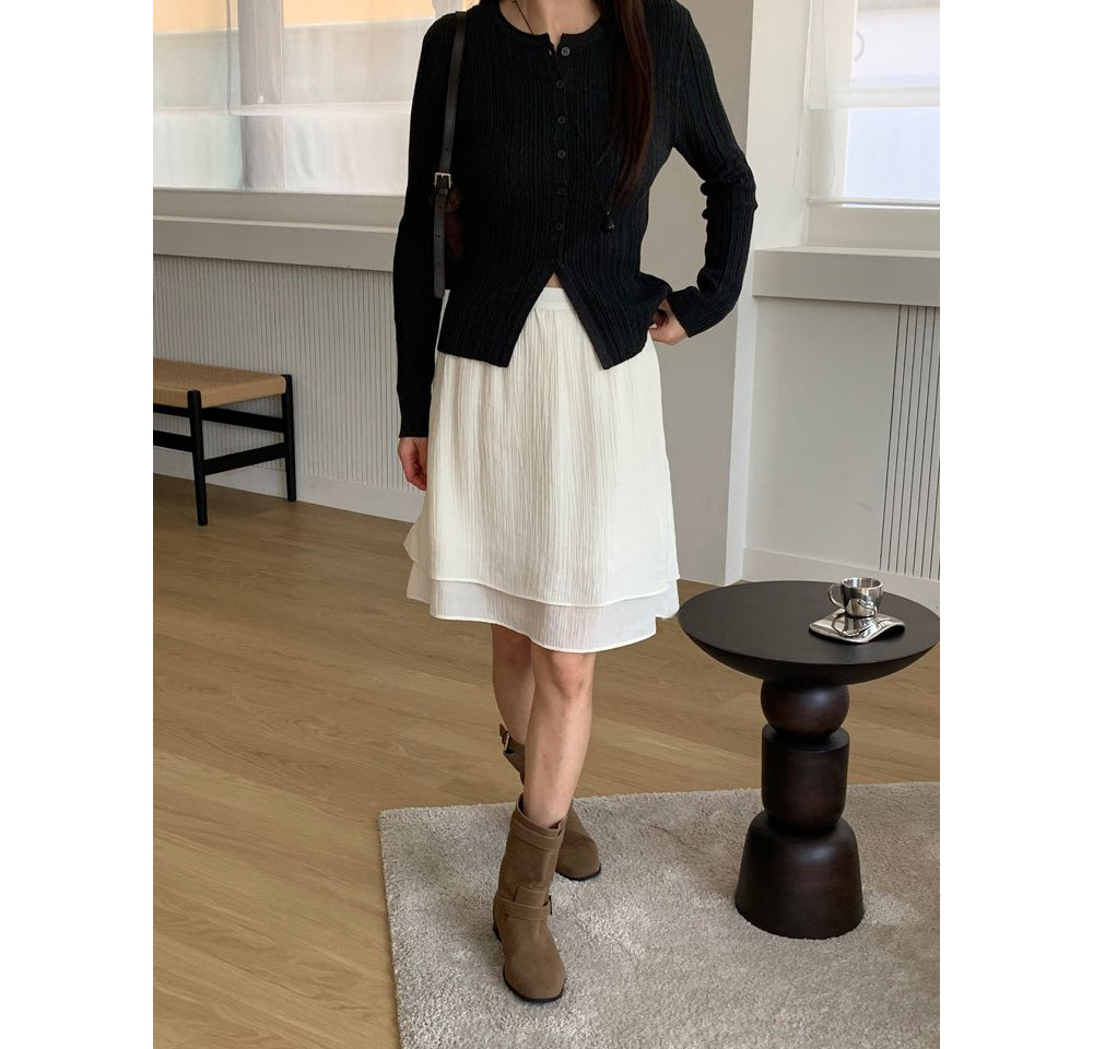 Yuzu skirt-2col