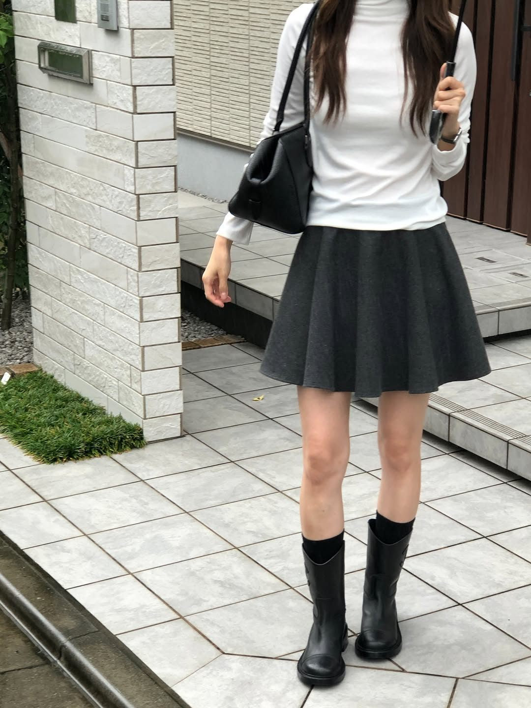 mabel flare mini skirt-2col