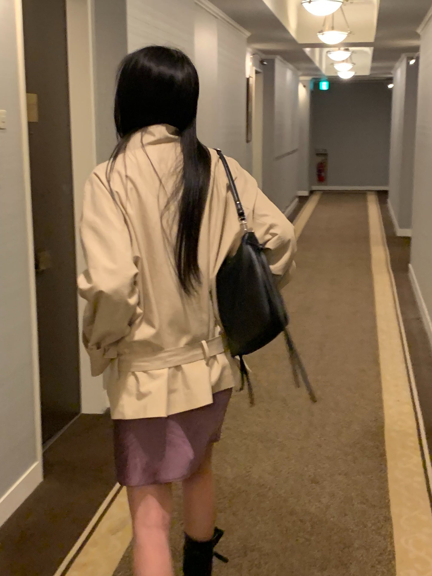 low-belted trench coat-2col