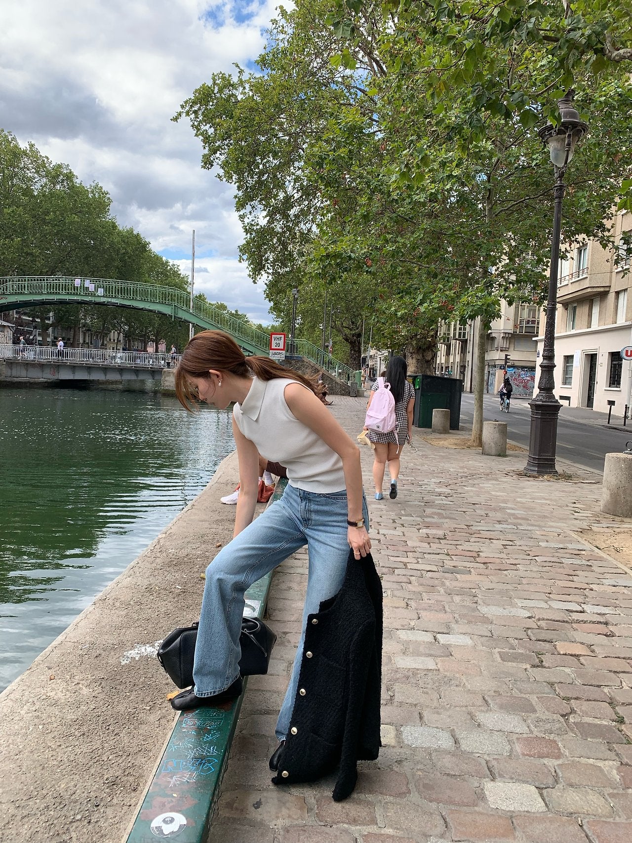 Laura straight fit denim pants