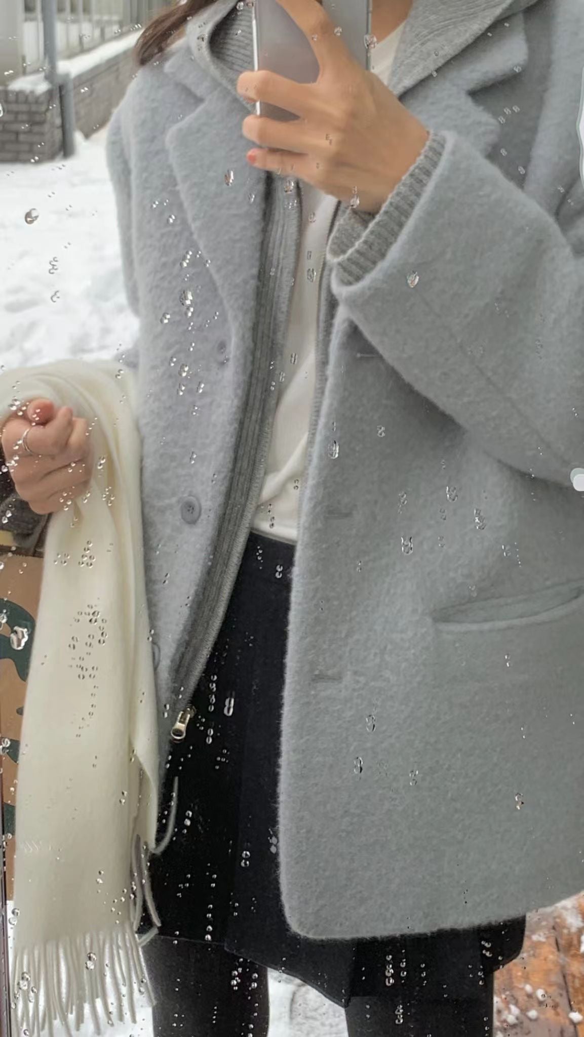 Ounce lily alpaca jacket-3col