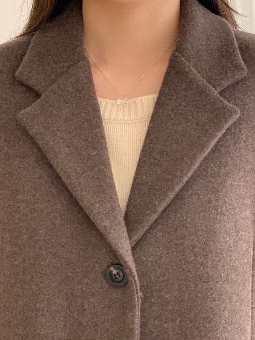 Wool single coat-3col
