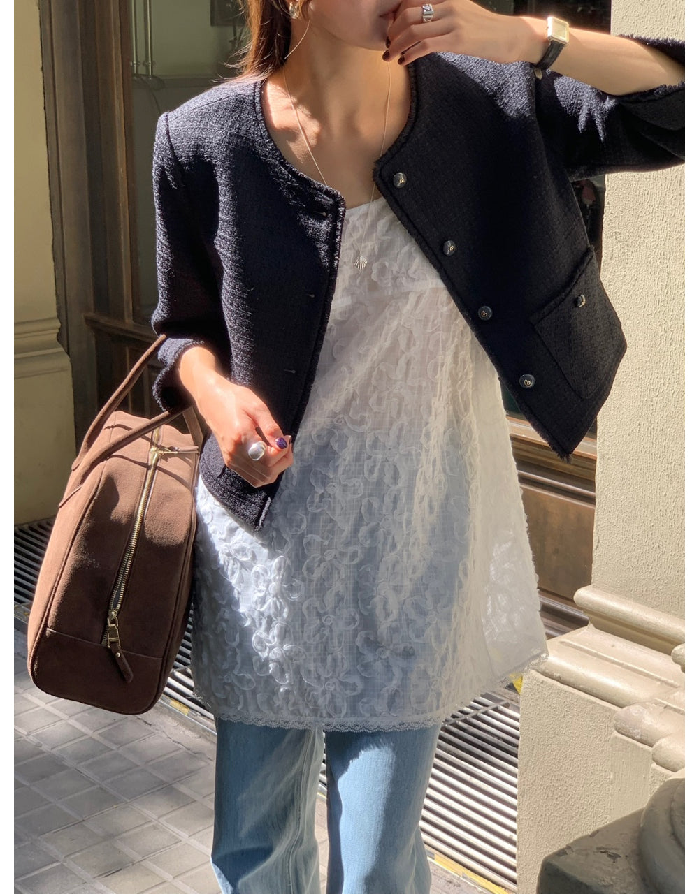Alle tweed jacket-3col