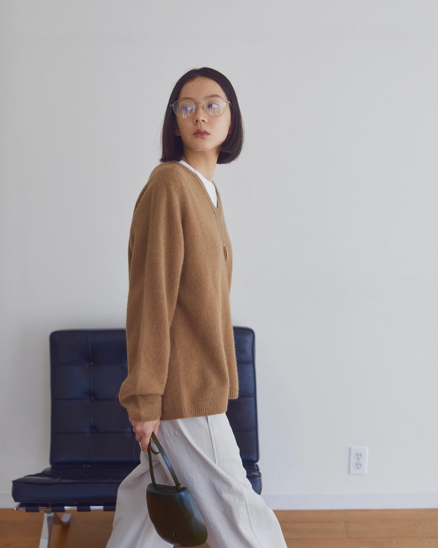 Cashmere airy knit-5col