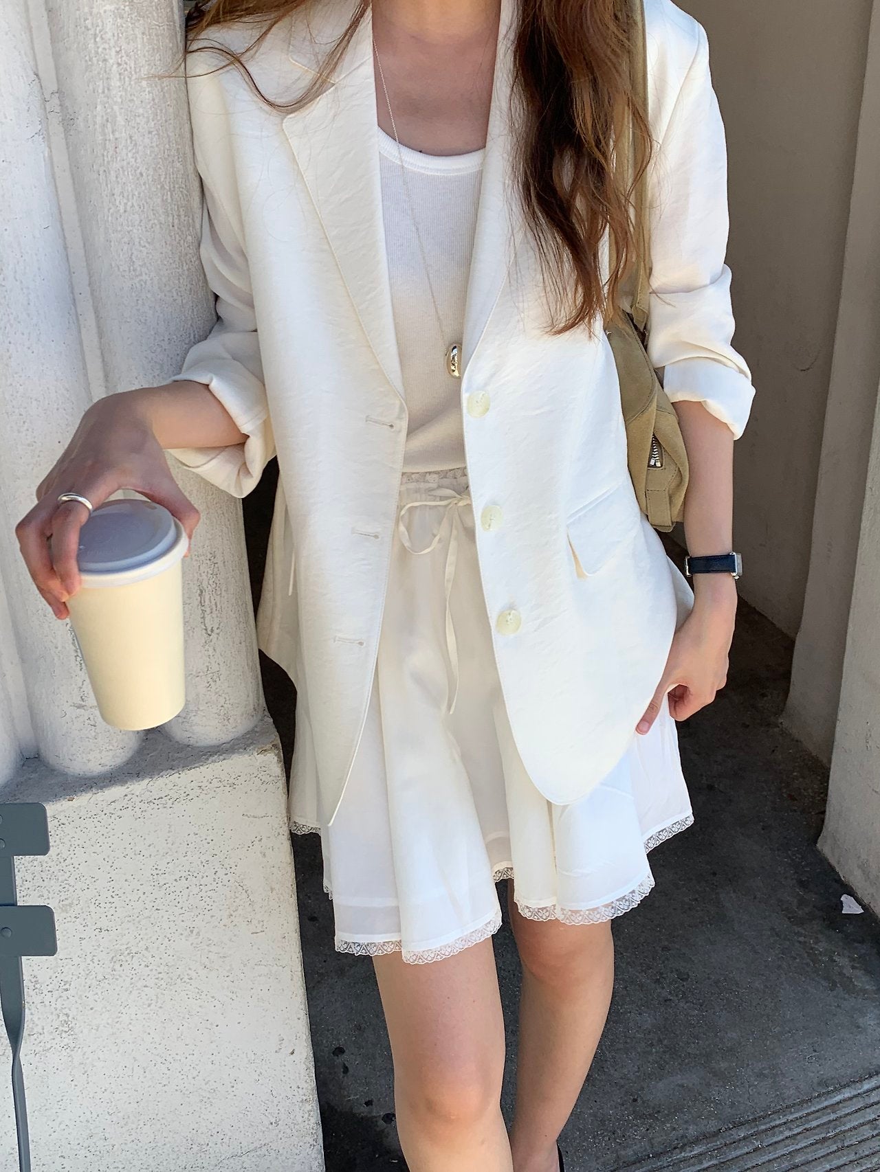 Mago linen blazer-2col