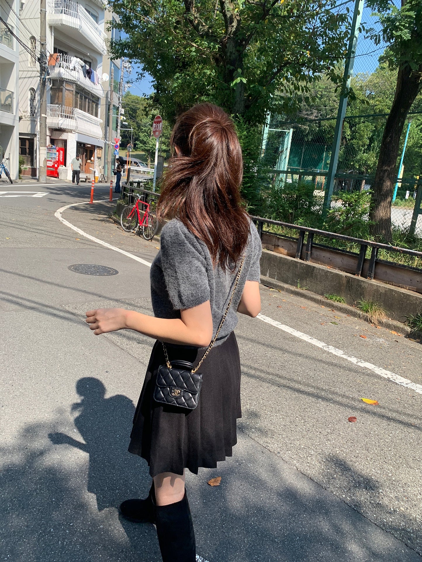 classic wool skirt-3col