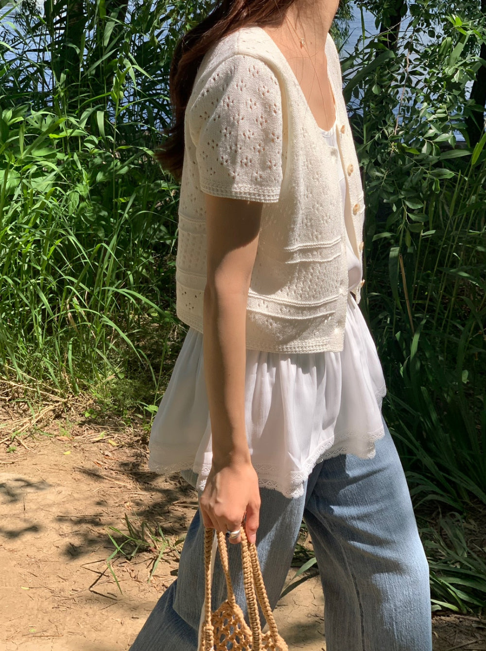 Flute cardigan-3col