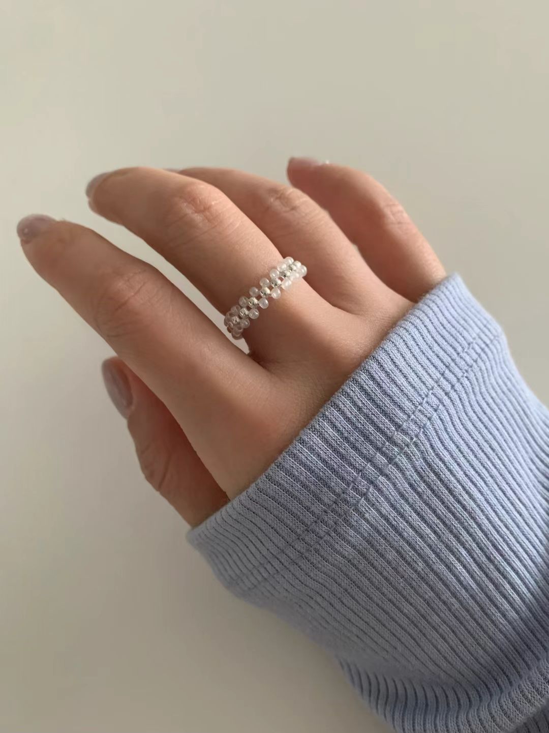 Flower Silver Ball biz Banding rong