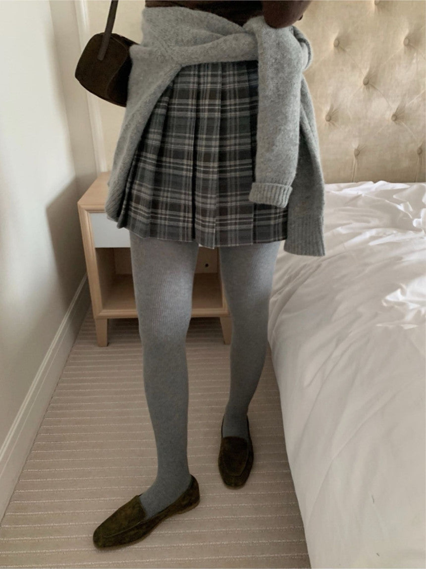 Check alo skirt-2col