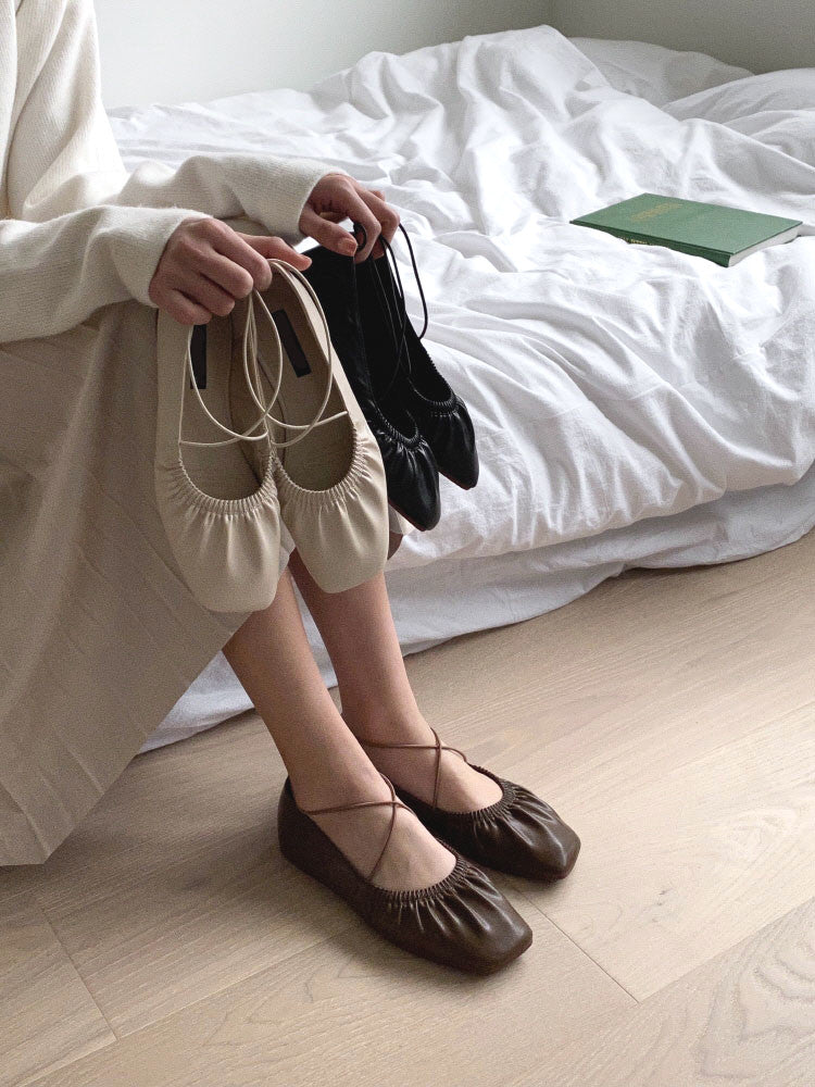 soft shirring flat