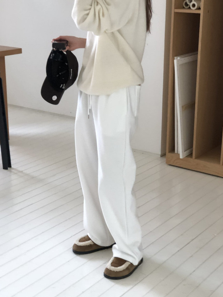 Soft string gimo training pants-4col