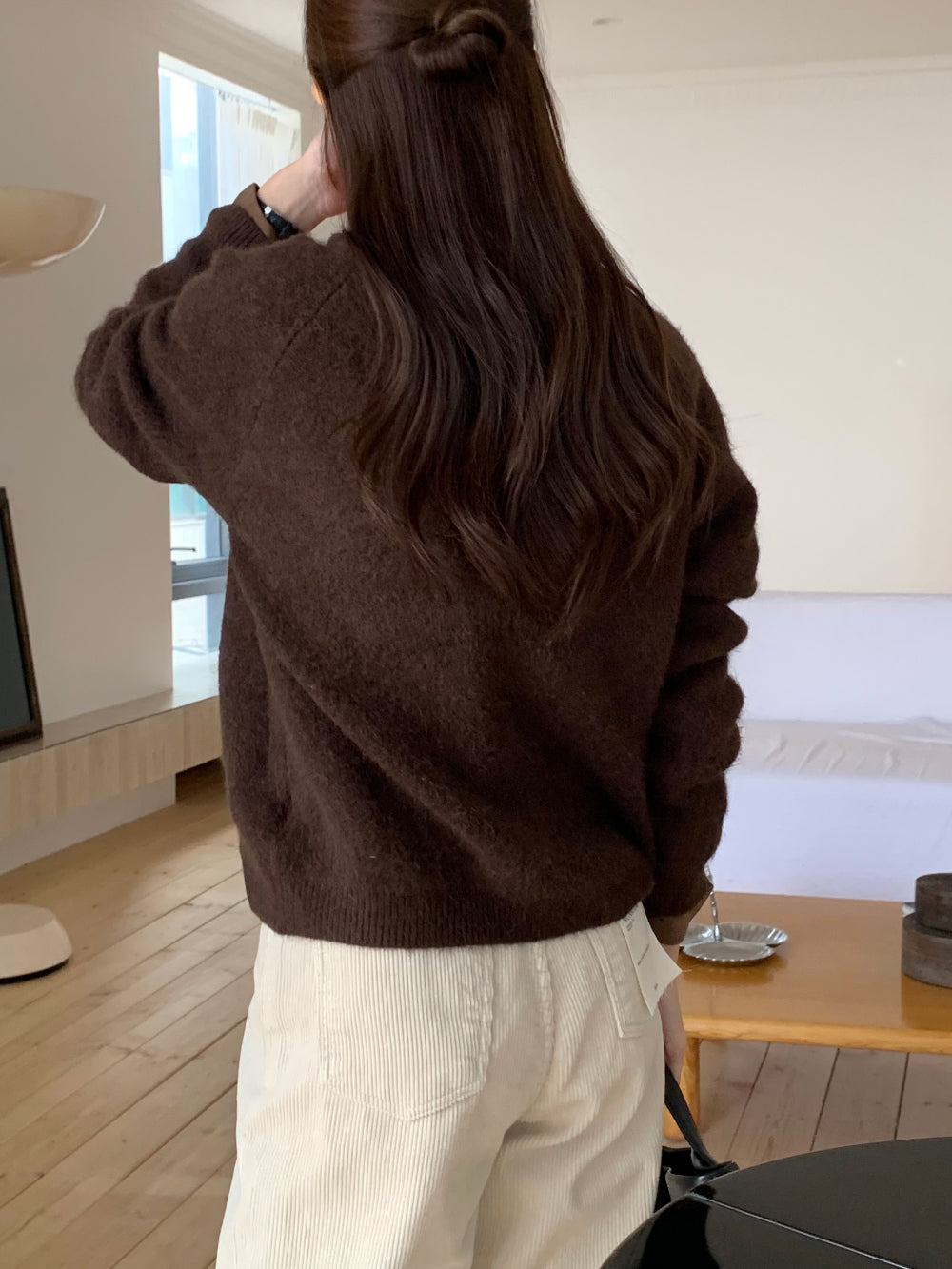 carrot cardigan-4col