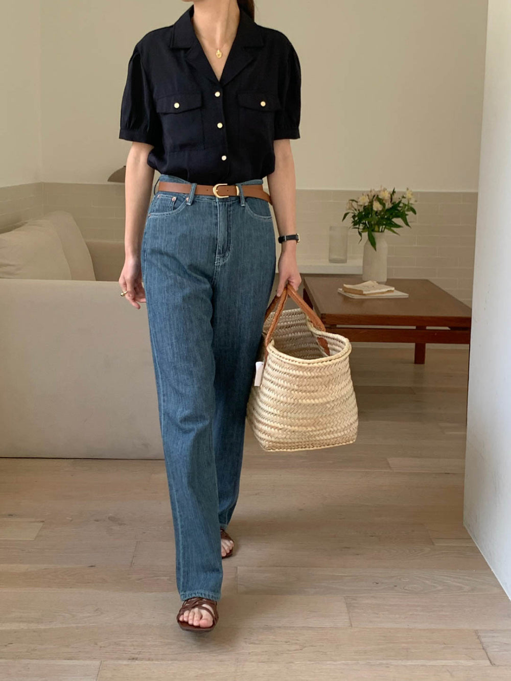 Sydney linen denim-4col