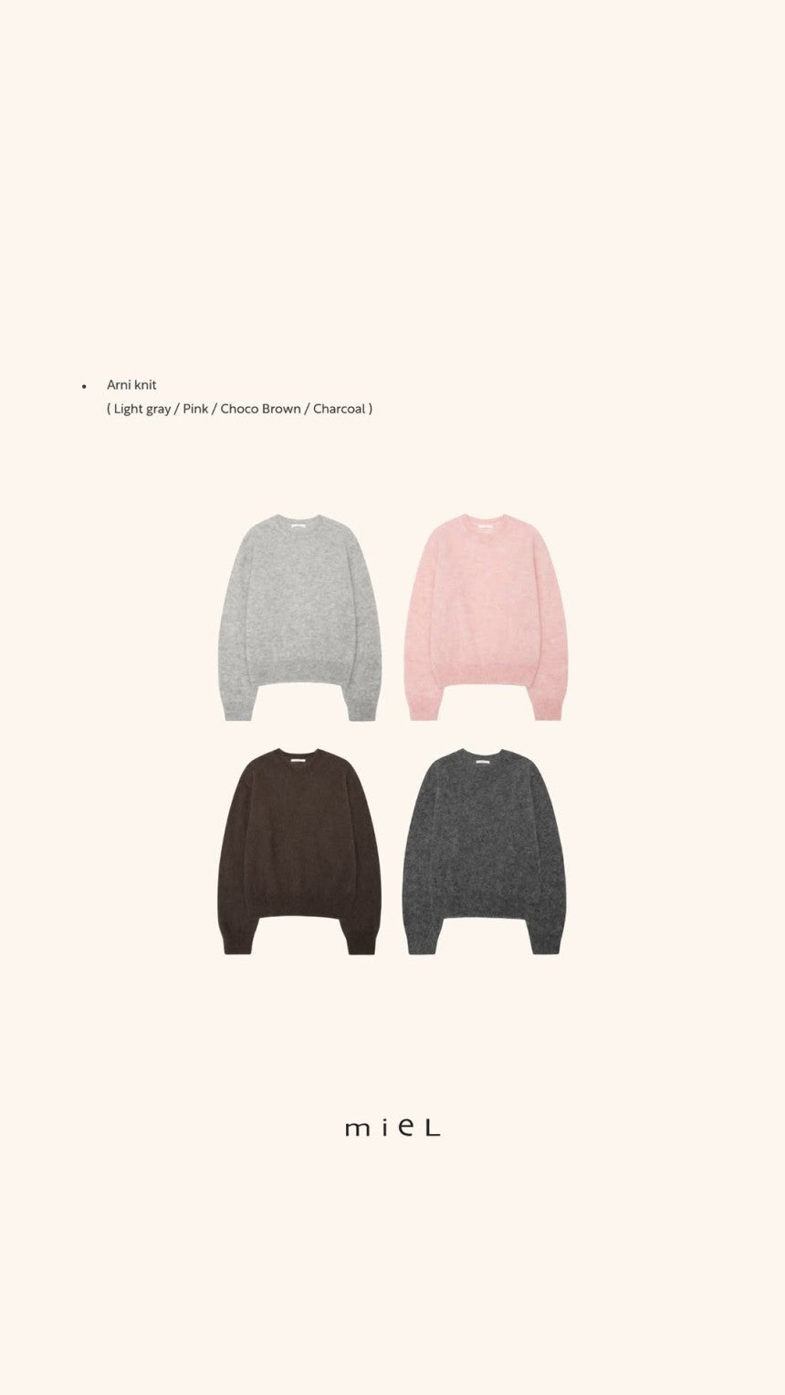 Arni kmidmohair knit-3col