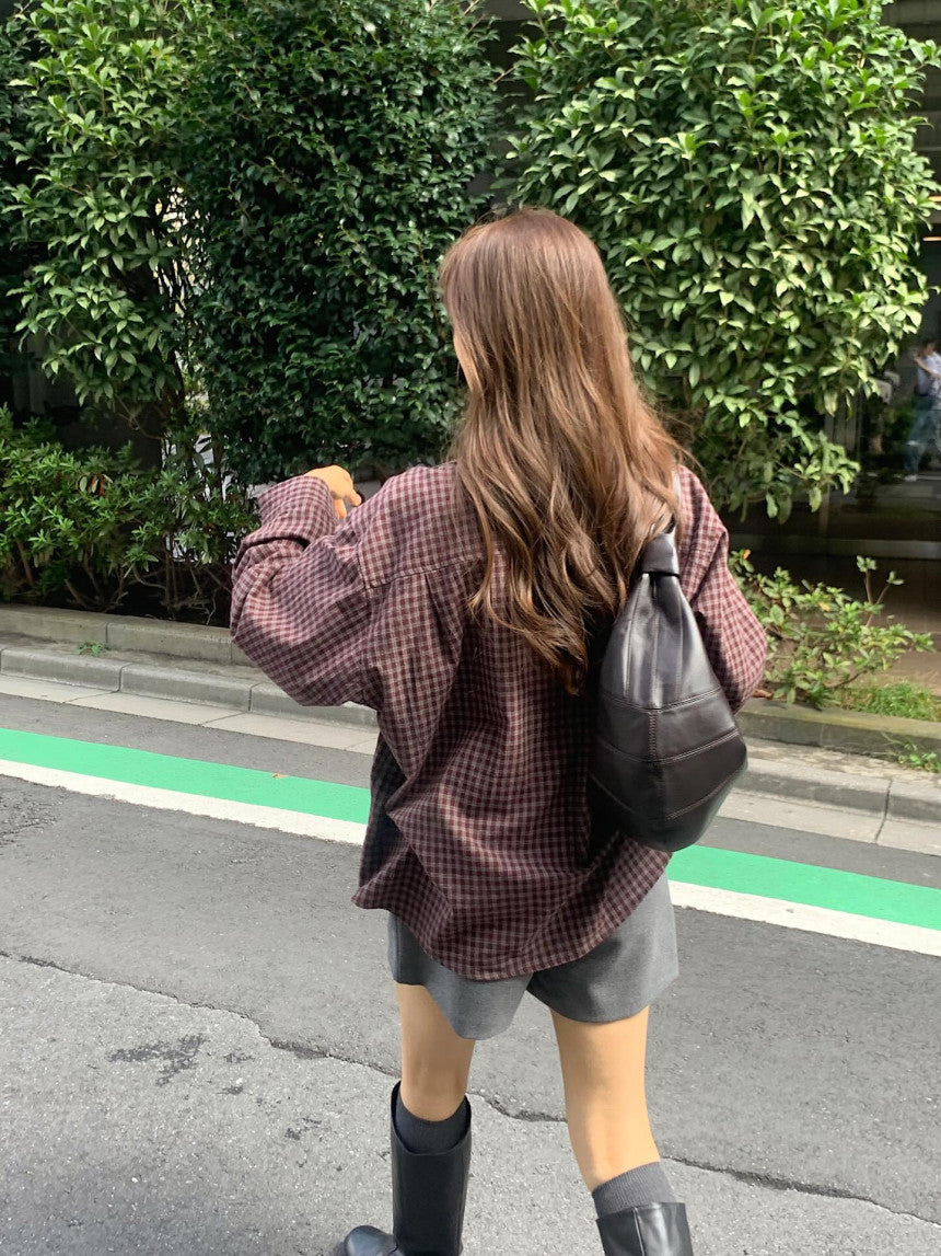 liter foe wool button shorts-2col