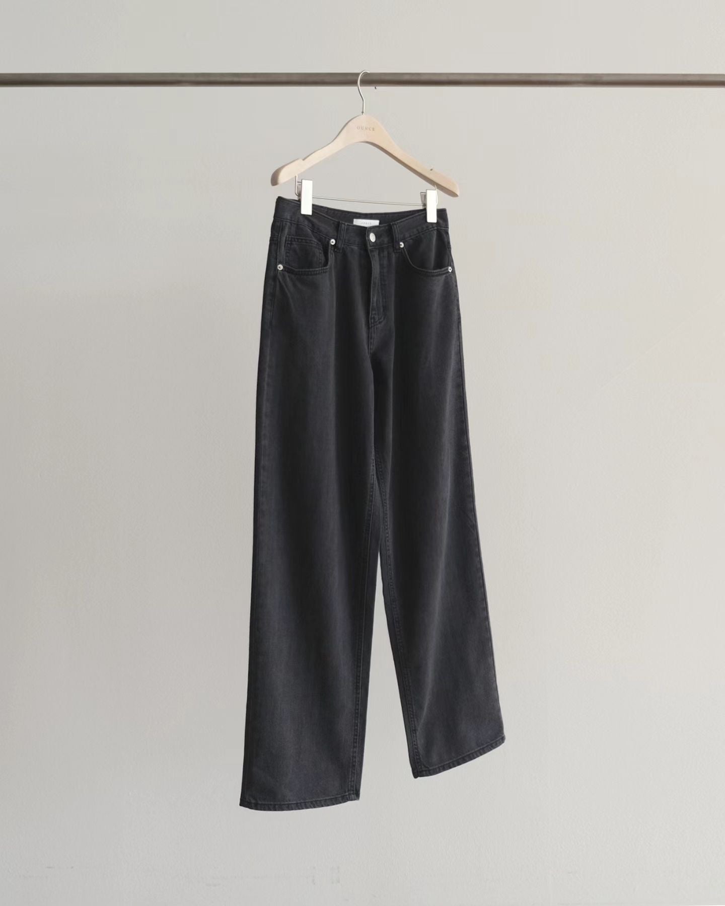 Ounce summer black washing denim