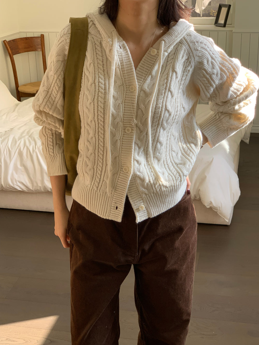 mona hood cardigan-3col