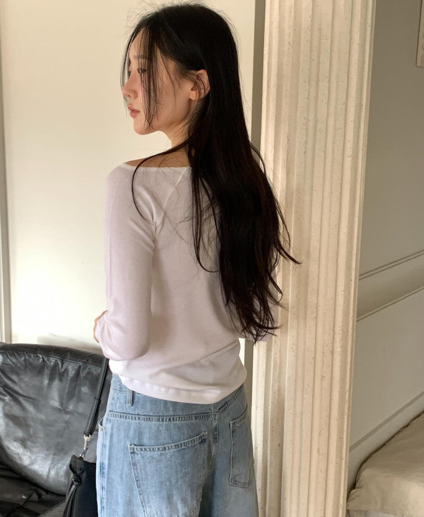 one off-shoulder T-5col