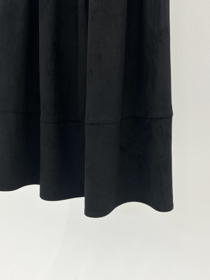 Rue suede flare skirt