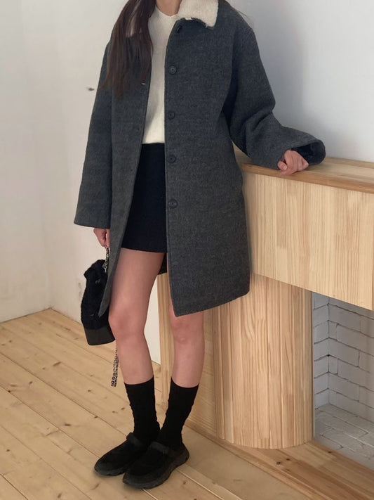 margaret wool coat-2col