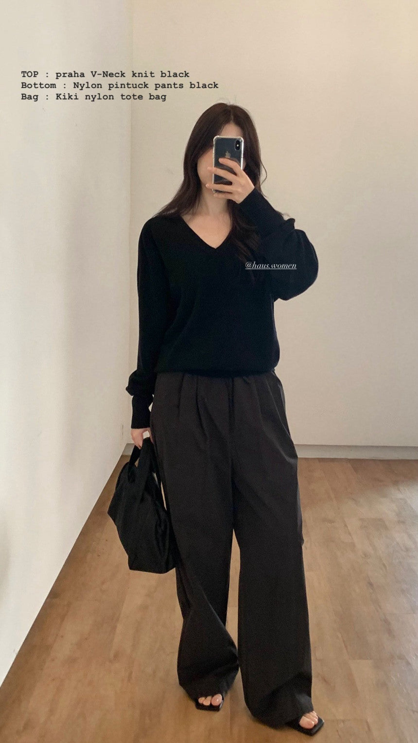 Kiki nylon tote bag