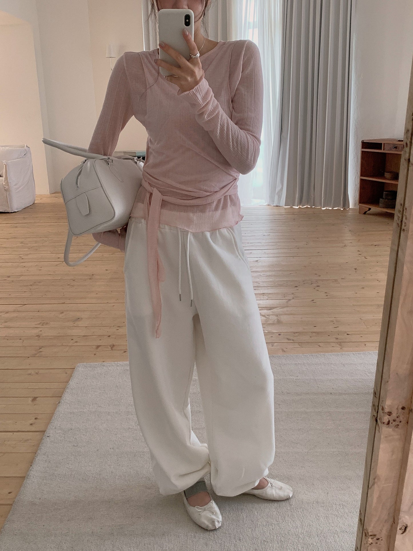 Sophie wrap vest&T set-3col